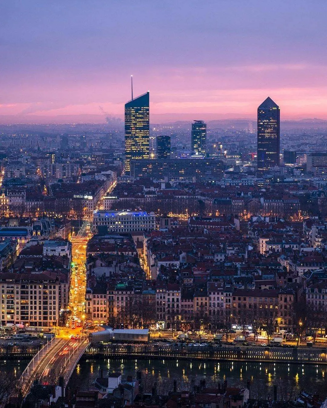 Vue de Lyon, où Lyon AI Studio est basé